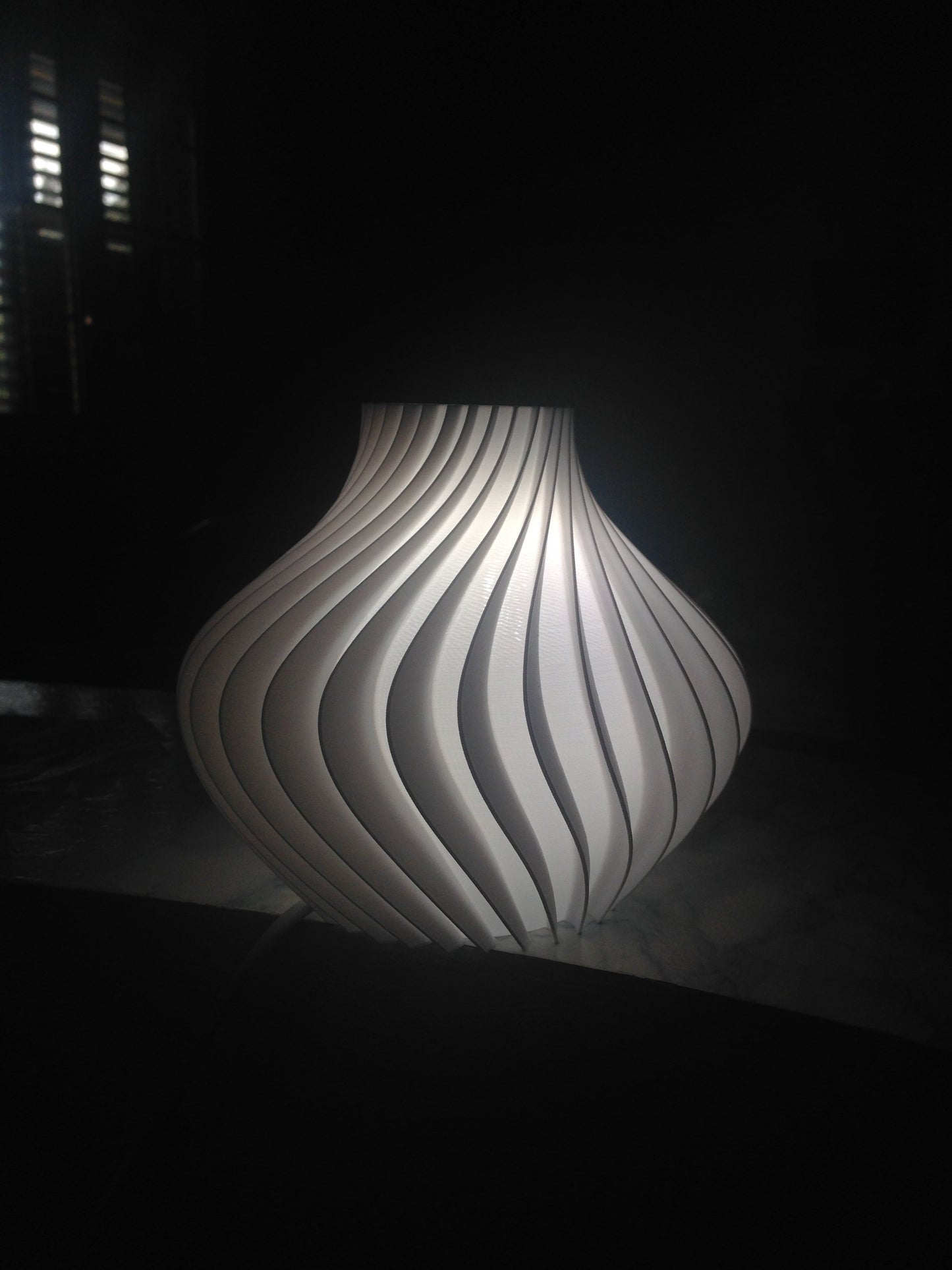 Vase Fibonacci-curved